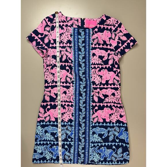 Lilly Pulitzer Blanca Stretch Romper Sz 2 High Tide Perfect Colorful Preppy - Picture 7 of 16